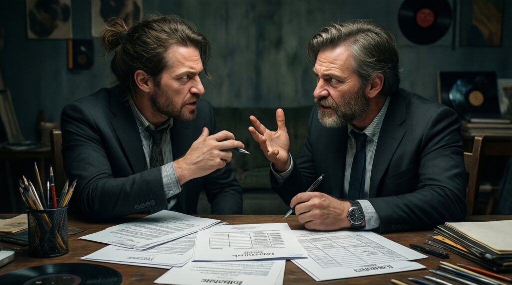 Конфликты лейблов и исполнителей: почему звёзды разрывают контракты - иллюстрация