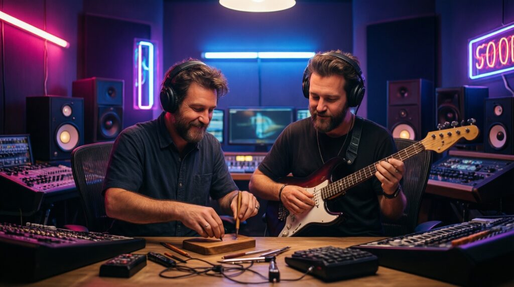 Коллаборации мечты: неожиданные дуэты и кросс-жанровые фиты - иллюстрация