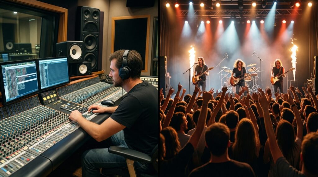 Лайв-выступления vs студия: кто звучит лучше на сцене и почему - иллюстрация