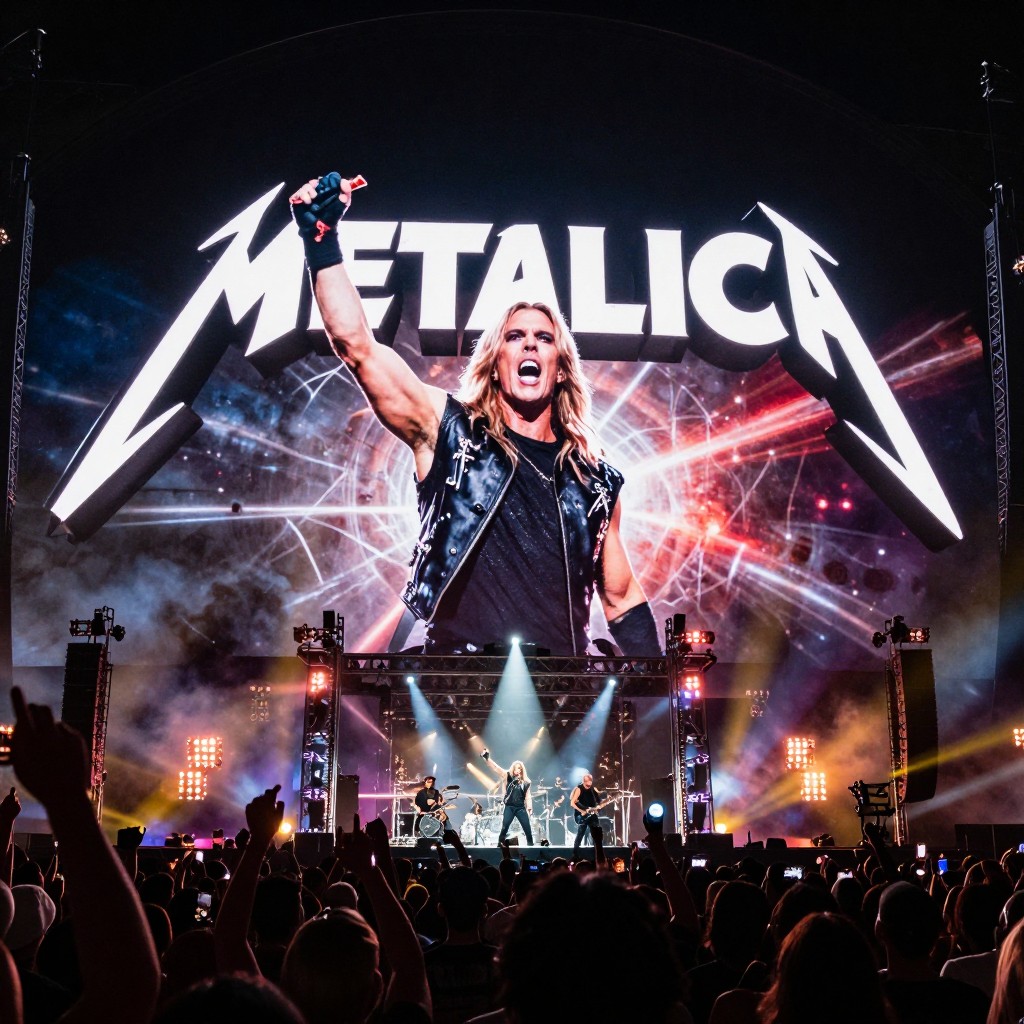 Metallica впервые исполнила harvester of sorrow на концерте в sphere в Лас-Вегасе