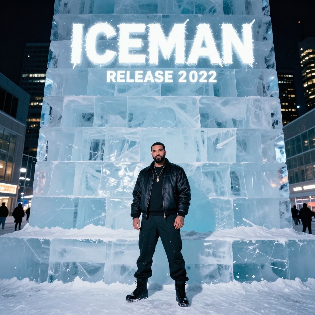 Дрейк спрятал дату выхода альбома «iceman» в ледяной конструкции в Торонто